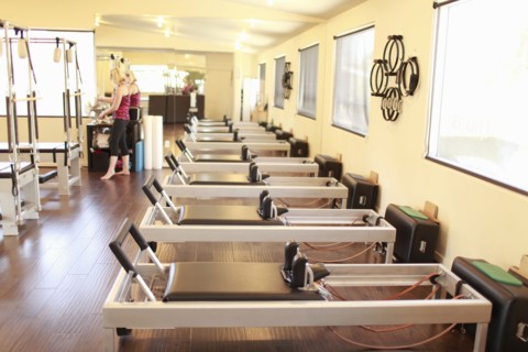Pilates studio interior