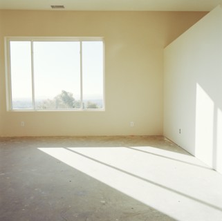 Empty room of house