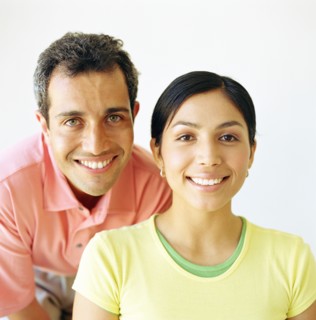 Portrait of smiling couple