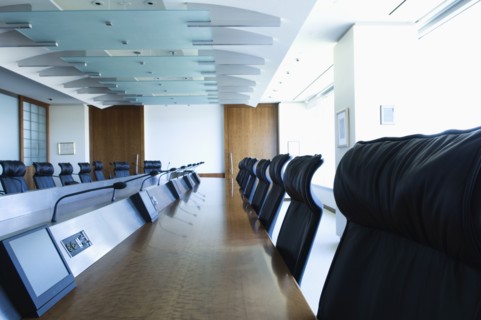 Empty conference room