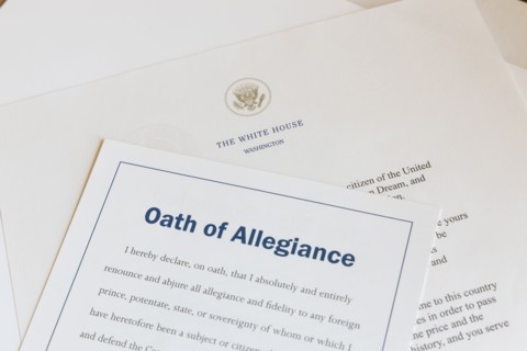 Oath of Allegiance document