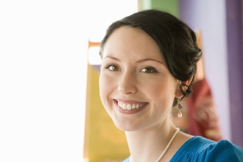 Portrait of beautiful woman
