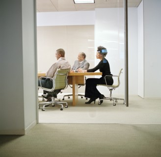 Business people in conference room