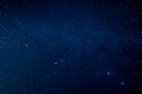 Dark blue sky with stars