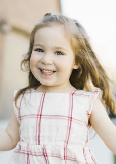 Portrait of smiling girl