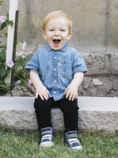 Portrait of smiling boy