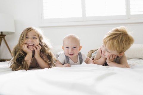 Portrait of siblings