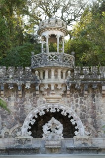 Ornate facade of palace