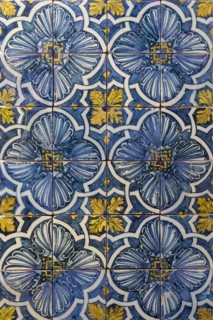 Traditional Portuguese ceramic tiles Azuelos