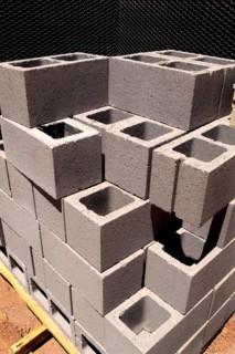 Concrete blocks for construction