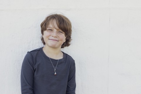 Portrait of happy boy