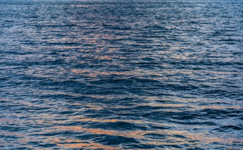Sunlight reflected in ocean surface
