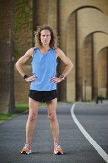Portrait of runner outdoors