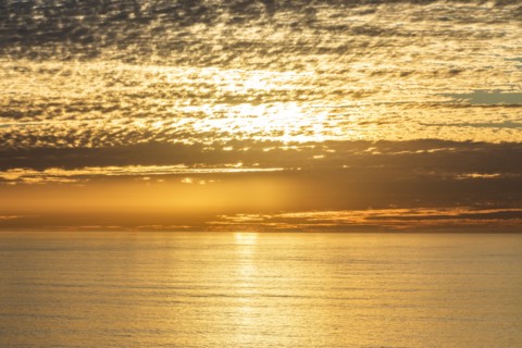 Big Sur seascape at sunset