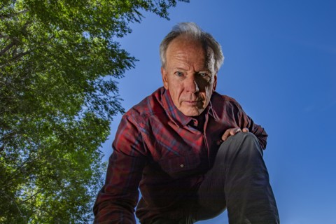 Portrait of senior man looking at camera