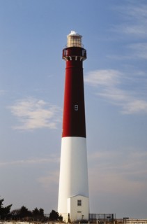 Lighthouse against sky, Barnegat Light, New Jersey, USA