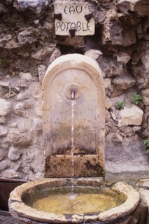 Old water fountain, St. Paul de Vence, , France