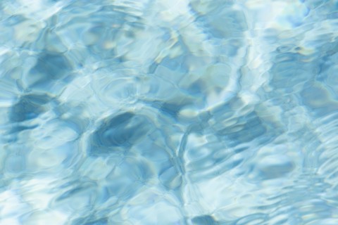 Close-up of clear water rippled surface, St. John, United States Virgin Islands, USA