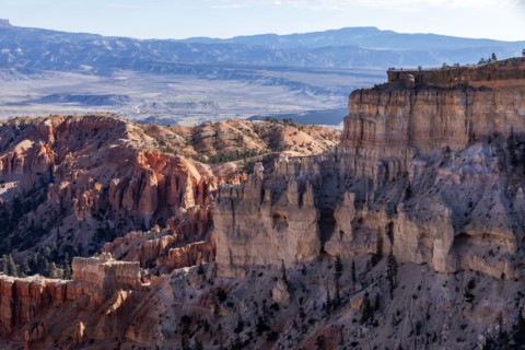 Sandstone rock formations in Bryce Canyon National Park, , Utah, USA
