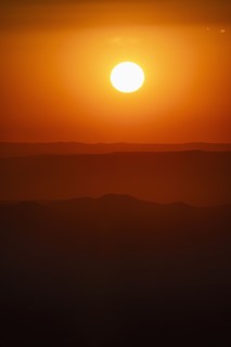 Usa, New Mexico, Santa Fe, Sunset above Sangre De Cristo Mountains, Santa Fe, New Mexico, USA
