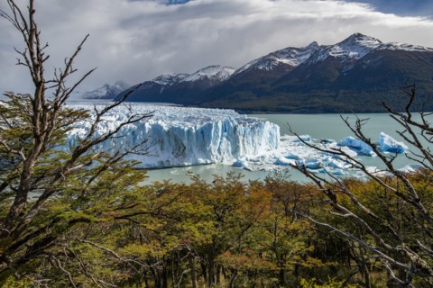 Argentina, Santa Cruz, El Calafate, Clouds over Perito Moreno Glacier, El Calafate, Santa Cruz,