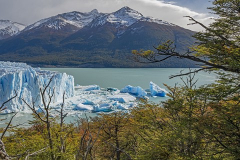 Argentina, Santa Cruz, El Calafate, Perito Moreno Glacier and mountains, El Calafate, Santa Cruz,