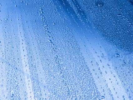 Close-up of water drops on blue surface
Katoomba, New South Wales, Australia