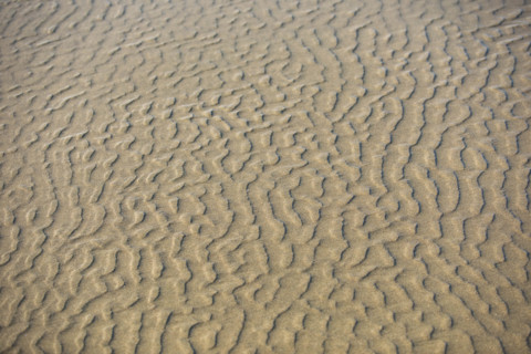 Sand patterns on beach
