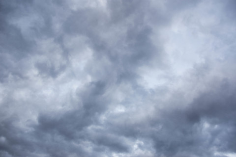 Thick summer storm clouds