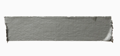 Duct tape on white background. New York City, New York State, USA.
