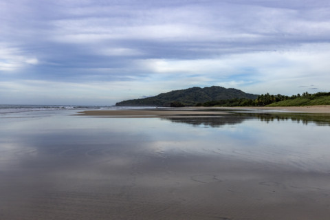 Calm Playa Grande at dawn. , Guanacaste, Costa Rica.
