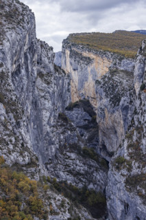 Gordes of Verdon rock formations, Gorges du Verdon, Provence, France.