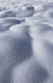 Close-up of snow surface on sunny day, Sun Valley, Idaho, USA.