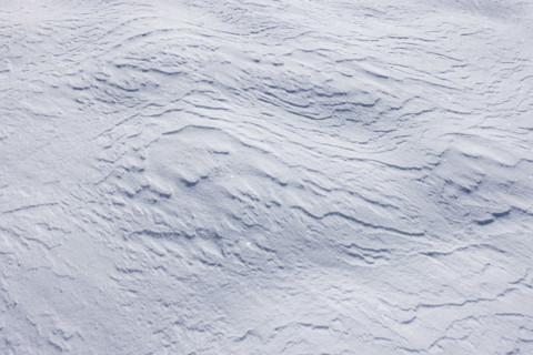 Close-up of textured snow surface, Sun Valley, Idaho, USA.