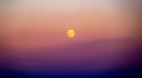 Early sunrise over Atlantic Ocean, Boca Raton, Florida, USA.