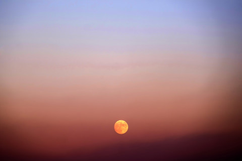 Early sunrise over Atlantic Ocean, Boca Raton, Florida, USA.