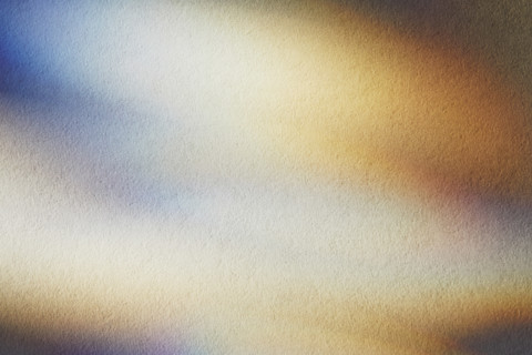Yellow and blue abstract background, New York City, New York, USA.