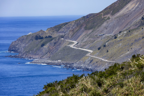 Road on Big Sur Coast