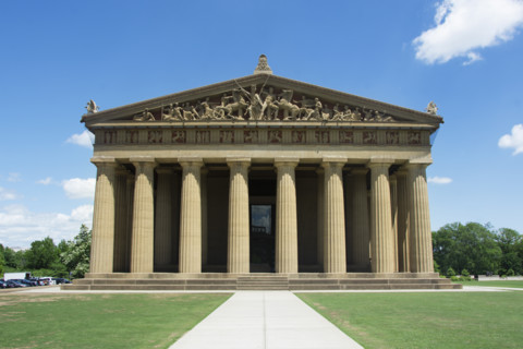 Facade of Parthenon in Centennial Park