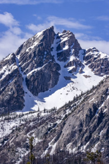 McGowan Peak with snow patches