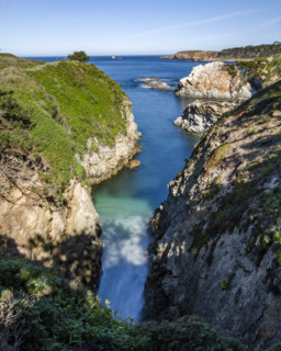 Waterfall at Point Lobos State Natural Reserve