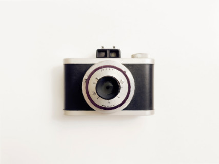 Studio shot of 1950s era rangefinder camera. Nashville, Tennessee, United States