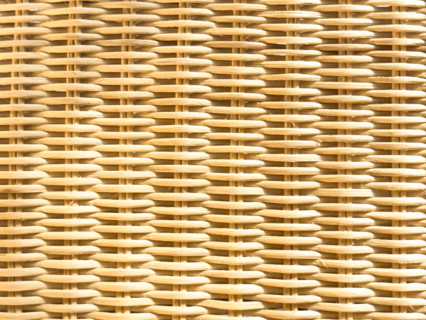 Full frame of yellow wicker. Nashville, Tennessee, United States