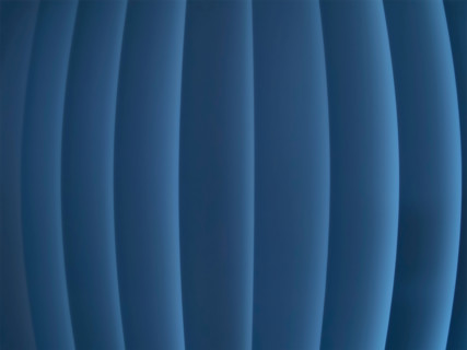Abstract vertical blue blinds, full frame. Corolla, North Carolina, United States