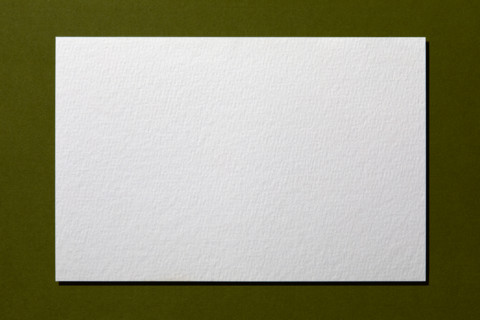 Blank textured paper on green Background. New York City, New York State, United States