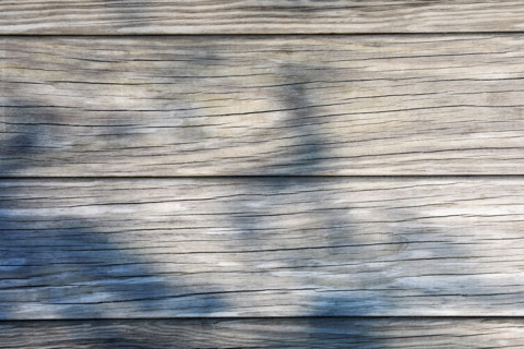 Daylight on old wooden table. Woodstock, New York State, United States