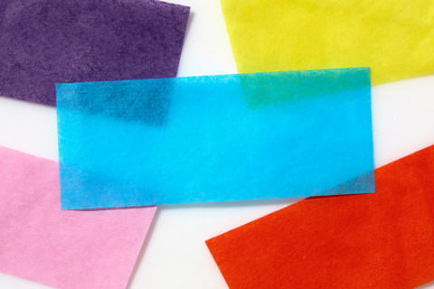 Close-up of colorful confetti. New York City, New York State, United States