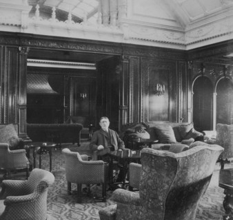 Le fumoir du RMS Mauretania