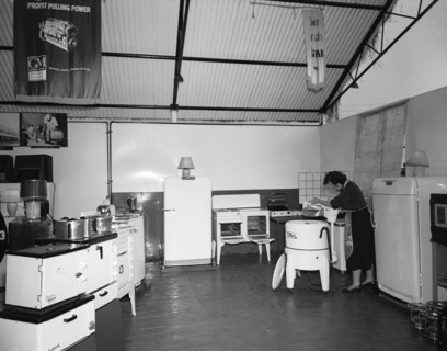 Motor Mart and Exchange Ltd. Interior shot of the Motor Mart and Exchange Ltd display shed at the