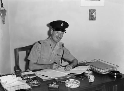 Jasper Maskelyne. Jasper Maskelyne as a Kenyan Police officer. The shoulder epaulettes on his